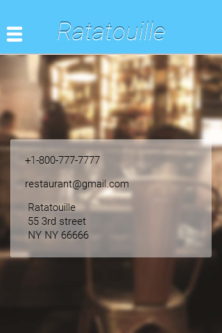 RATATOUILLE’S RESTAURANT